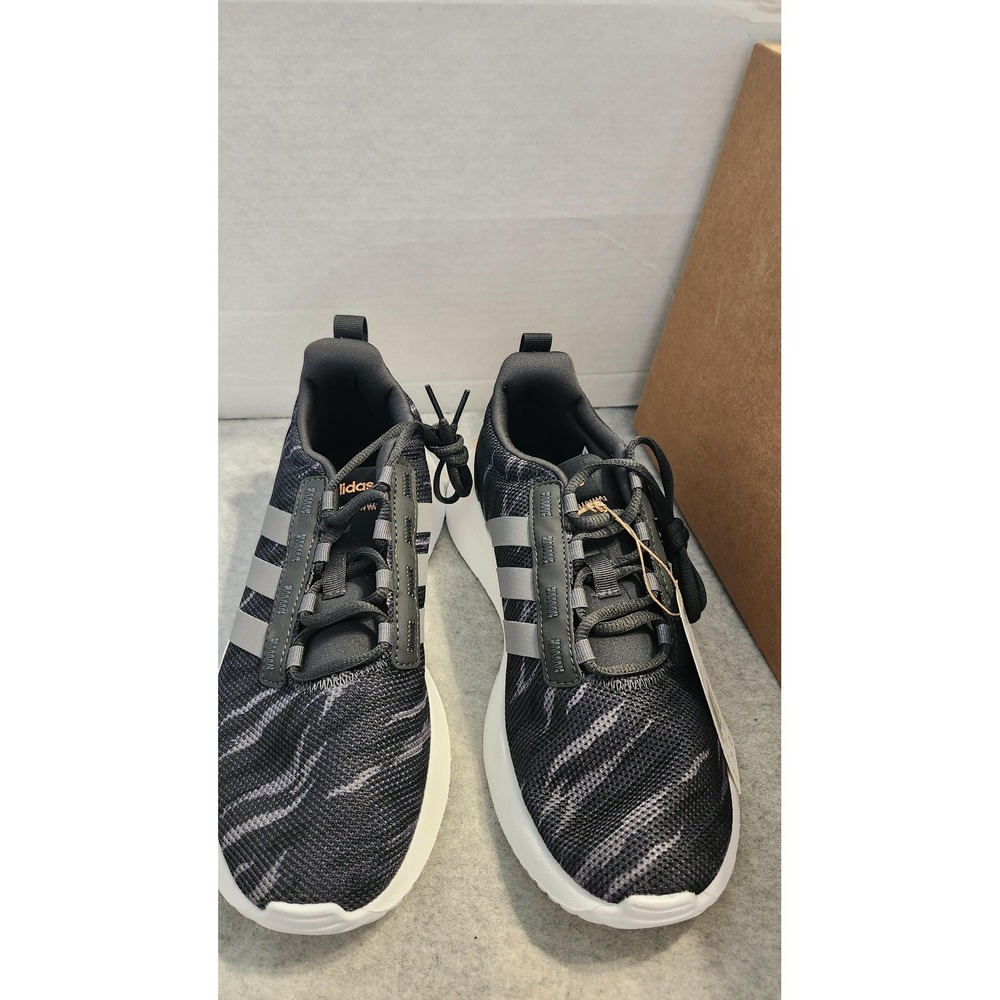 Adidas Racer TR21 K Shoes Womens Size 6 Black Gray Cloudfoam Running GZ4682 New